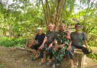 Babinsa Anjun Ajak Warga Waspadai Bahaya Kebakaran